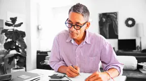 Person taking notes