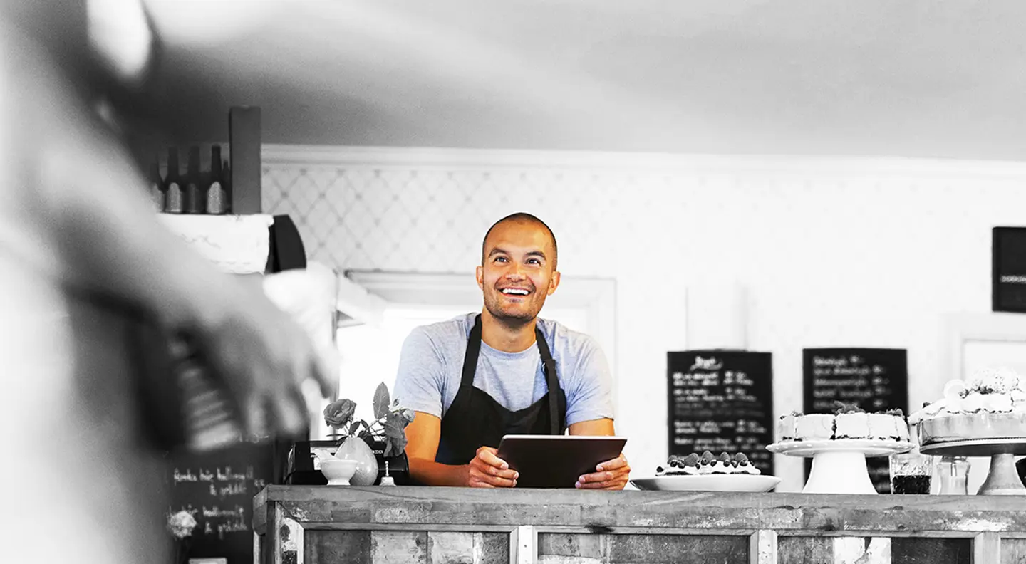 Man at Cafe 